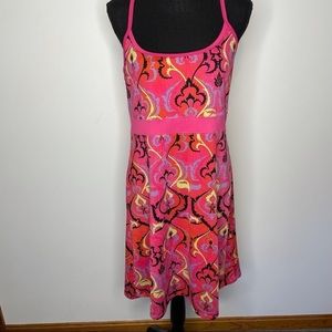 Lola by AFG Pink Pink Printed Sleeveless Dress XL